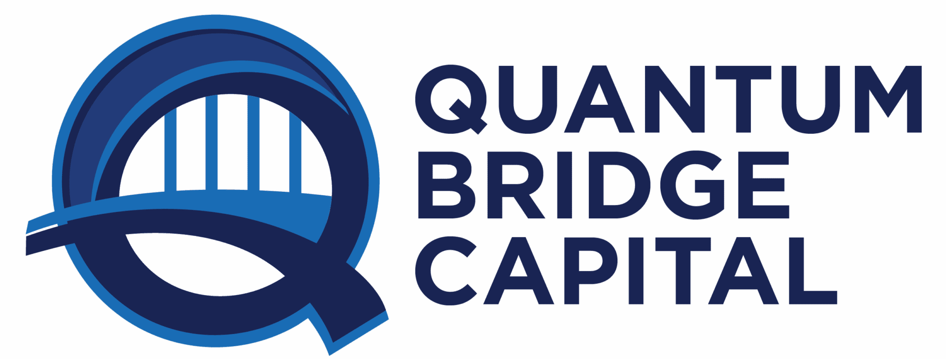 Quantum Bridge Capital logo with company name, symbolizing trusted financial growth and investment.